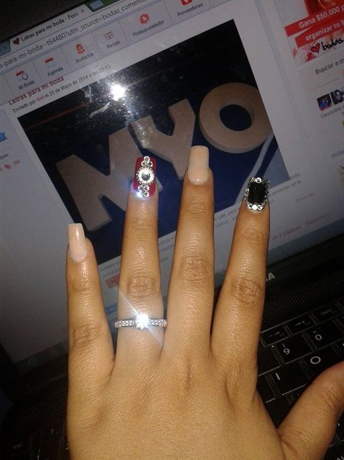 mi anillo de compromiso!!! 