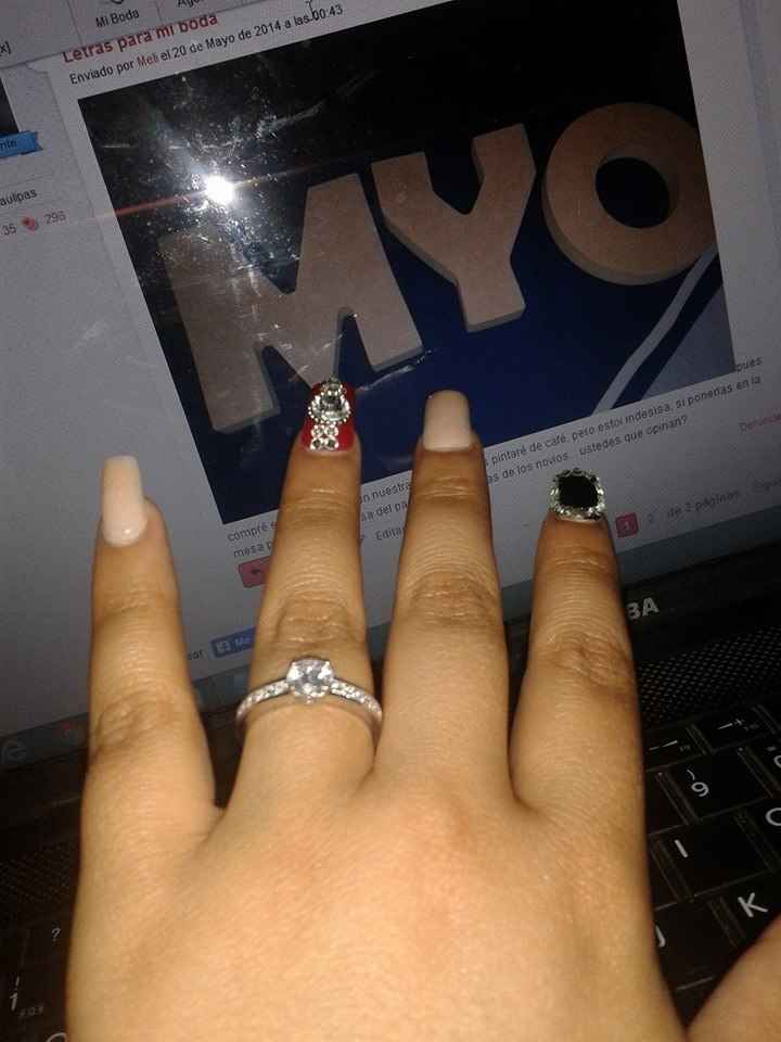 mi anillo de compromiso!!! 
