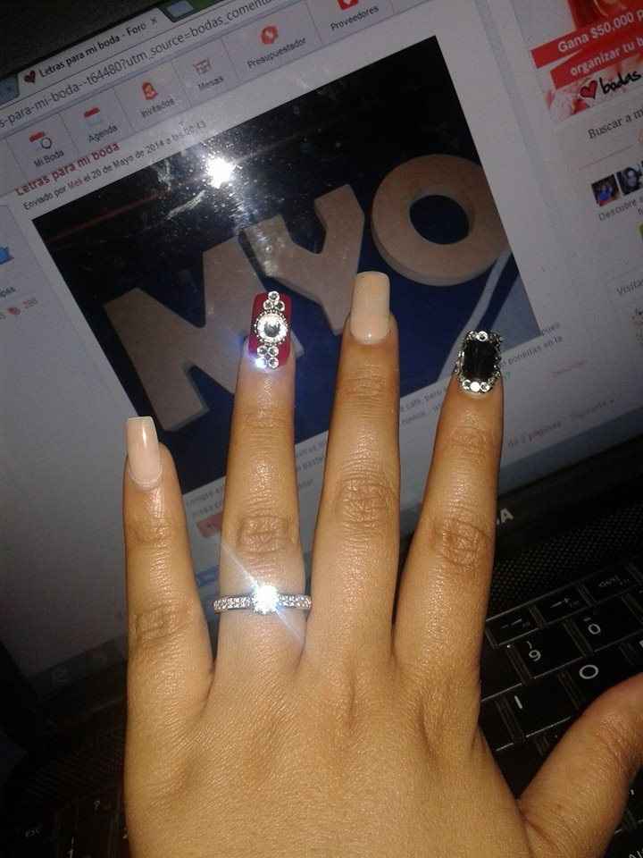 mi anillo de compromiso!!! 