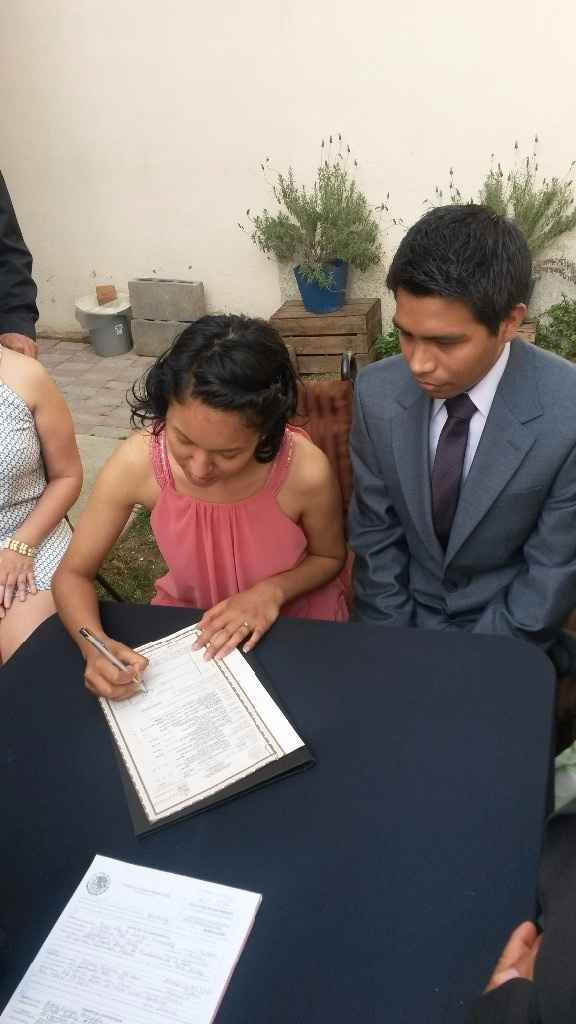 yo firmando