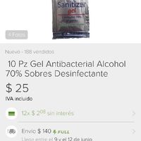 Recuerdos de boda - gel antibacterial para invitados - 1