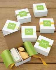 Cajas Personalizadas de bolsitas de té y Galletas