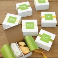 Cajas Personalizadas de bolsitas de té y Galletas