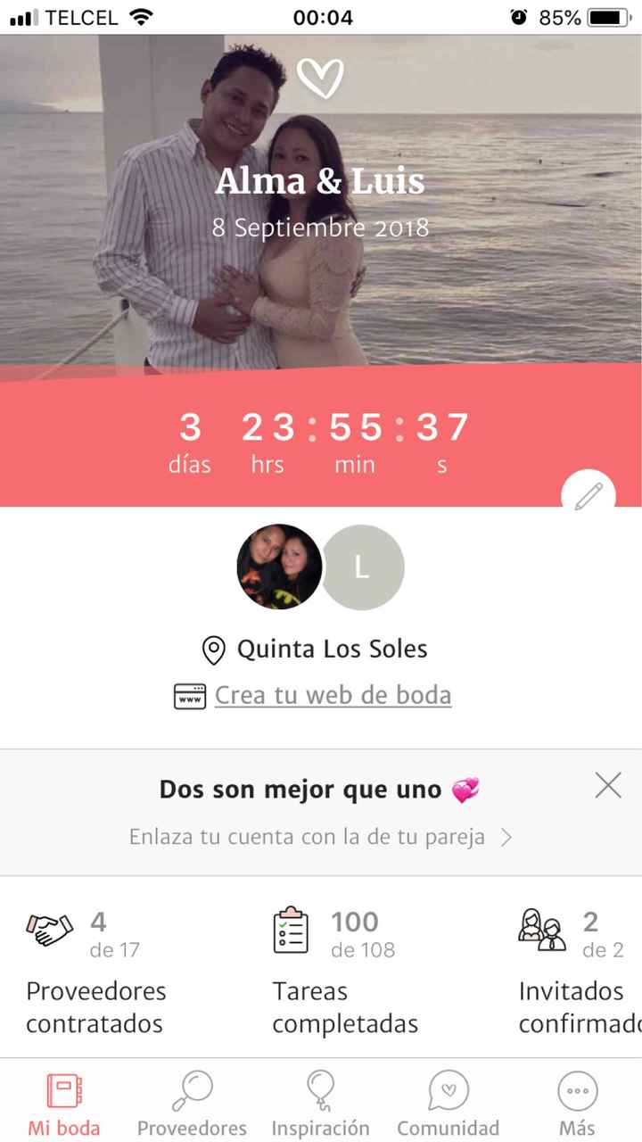 Tres días y horas para la boda!! Que emoción?!! - 1