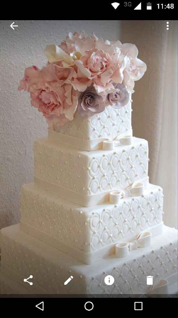 Pastel de bodas - 1
