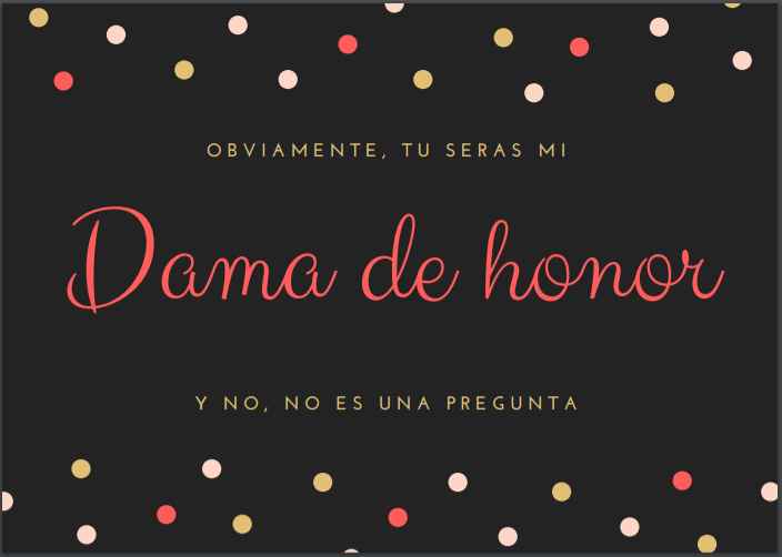 damas de honor