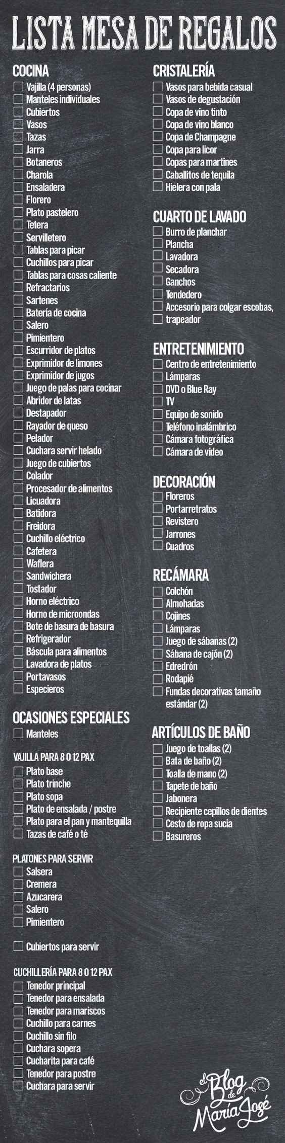 Lista de Regalos