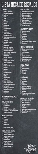 Lista de Regalos