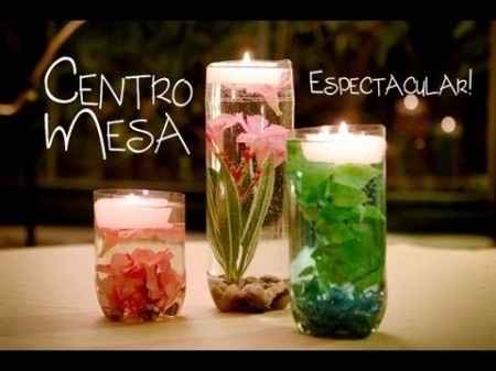 DIY Centro de mesa con pet