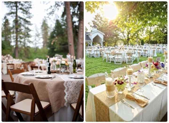 Ideas de mesas de invitados Vintage.