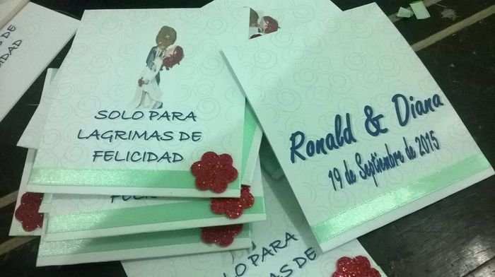 Solo para lagrimas de felicidad y banderines para la iglesia diy - 3