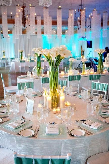 Decoración mesa de invitados