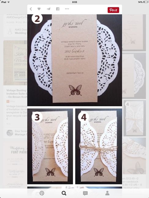 Wedding card vintage 3