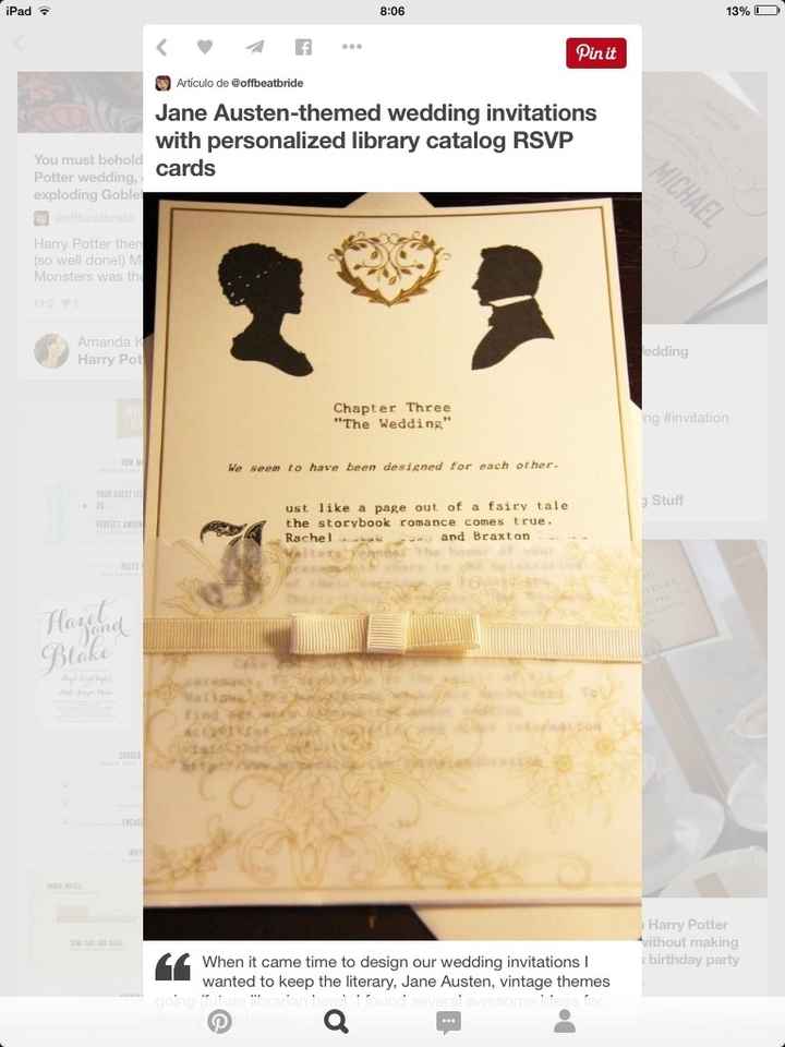 Wedding card vintage 2