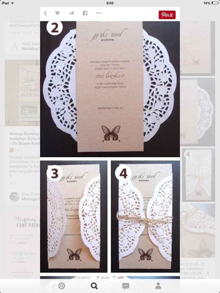 Wedding card vintage 3