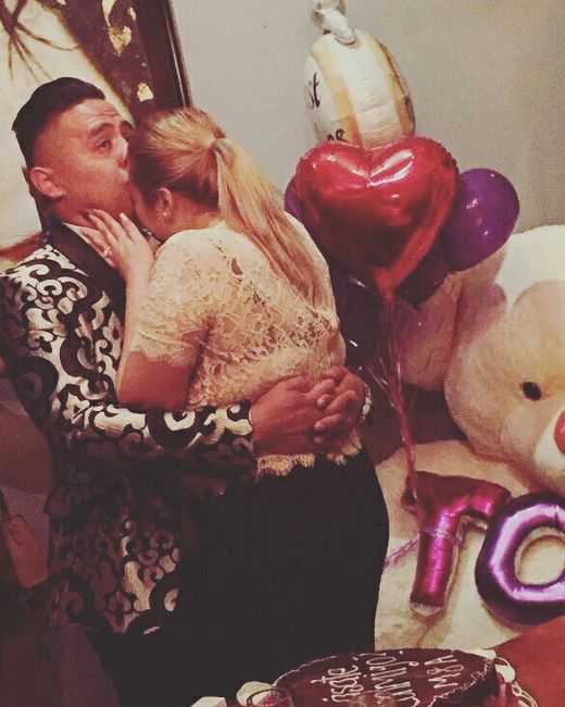 Esta foto es muy especial lloramos de tanta felicidad sus lágrimas fueron las más sinceras lo amo ta