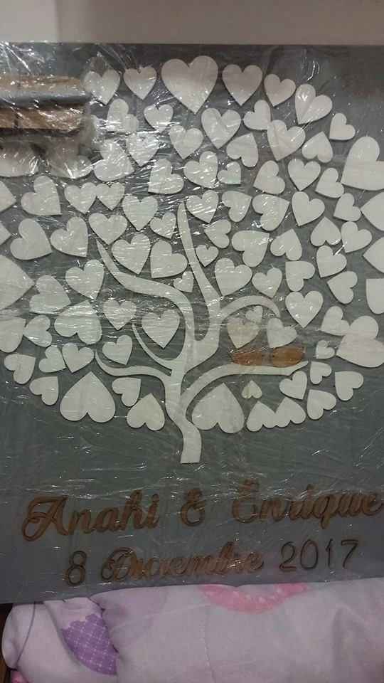 Y por ultimo nuestro cuadro de firmas quede ENCANTADA con este! 