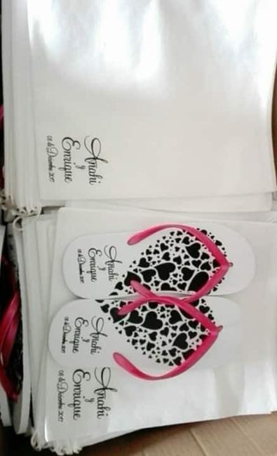 La sandalias para mis invitadas 