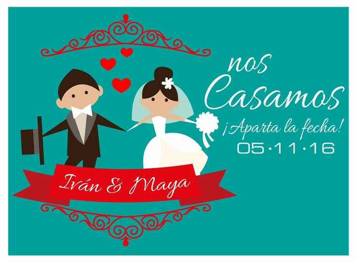 Nuestro save the date!! - 1