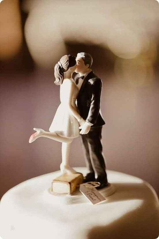 Cake topper románticos. - 1