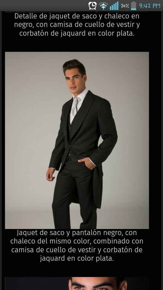 Y el novio qué color de traje llevar? - 1