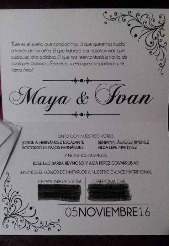 Nuestras invitaciones: diseño unico y personalizado!! - 3