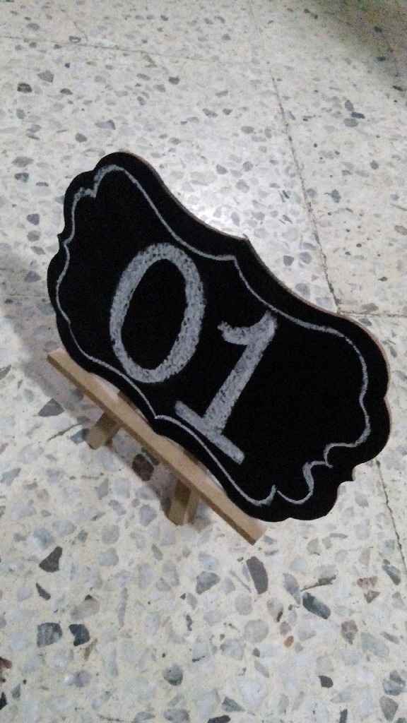 A 47 dias nuestros avances: mason jars y numeradores de mesa - 4