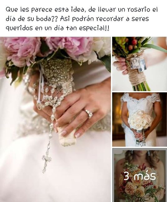 Llevar algo viejo=recordar a quien ya no esta - 2