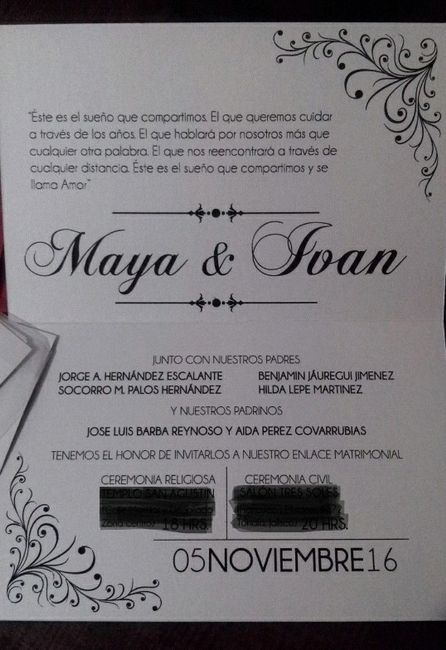 Nuestras invitaciones: diseño unico y personalizado!! - 3