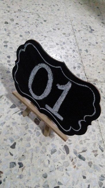 A 47 dias nuestros avances: mason jars y numeradores de mesa - 4