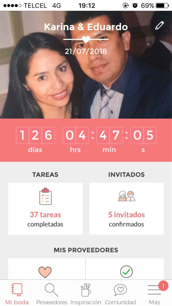 ¿Cuánto falta para que se casen? - 1