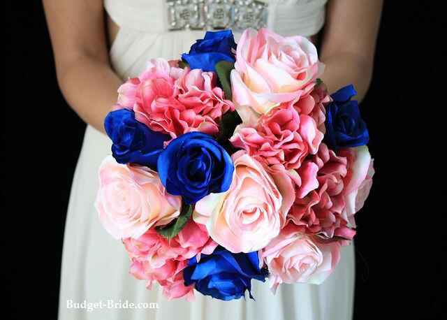 Combinaciones de colores en azul cobalto y rosa - 2