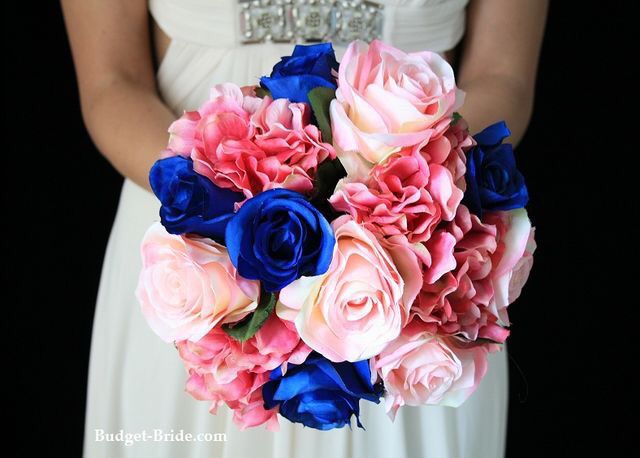 Combinaciones de colores en azul cobalto y rosa - 2