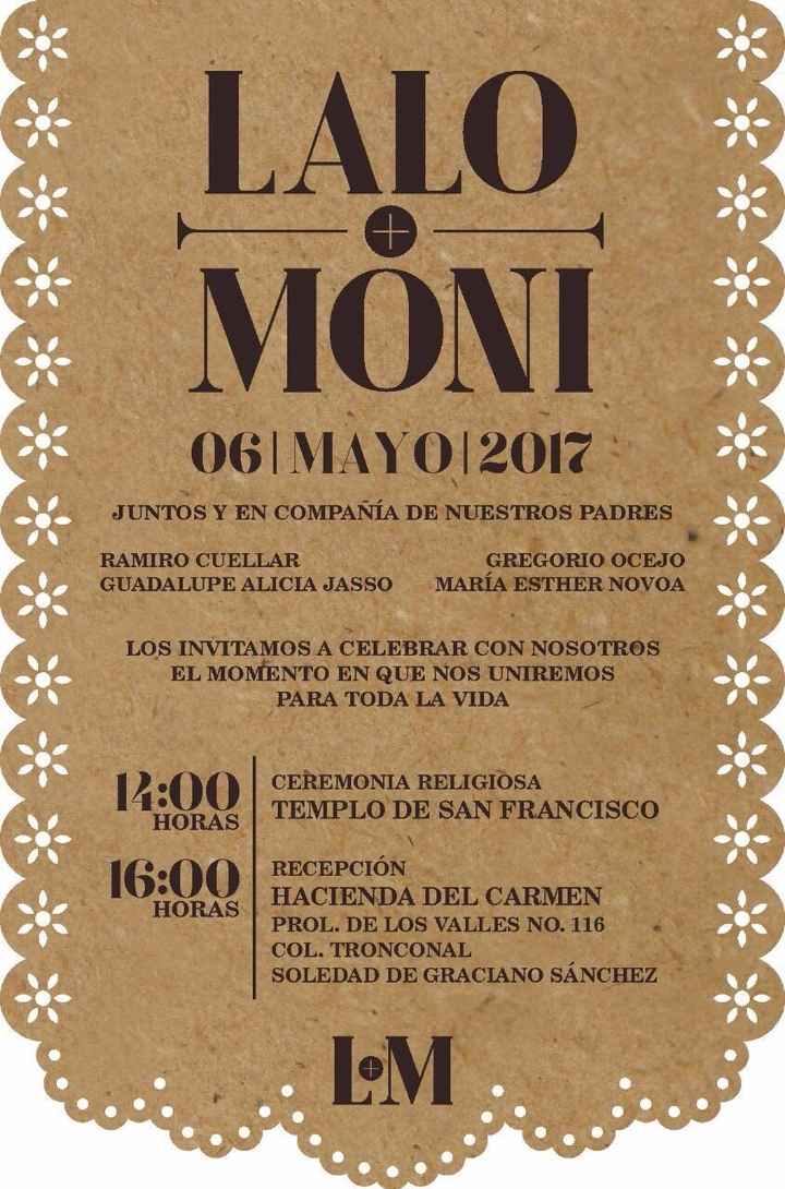 la invitación
