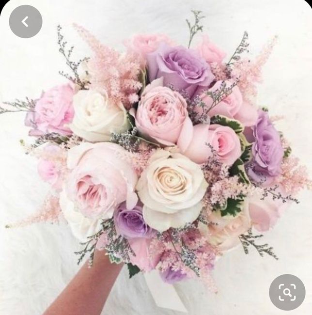 Ramos de novia con toques rosas 💐 34