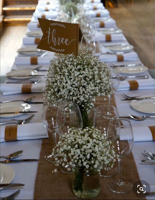 Flores para centro de mesa 10