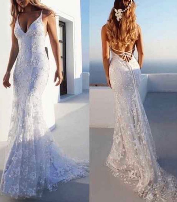 El vestido de novia ideal para una boda en la playa 28