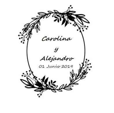 logo de boda 