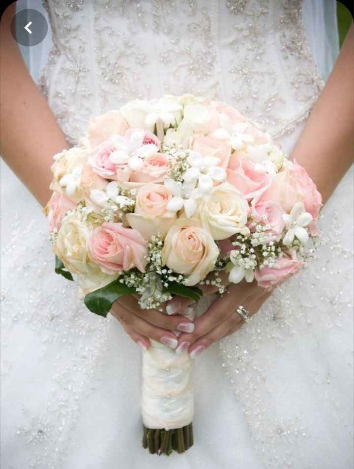 Ramos de novia con toques rosas 💐 - 1
