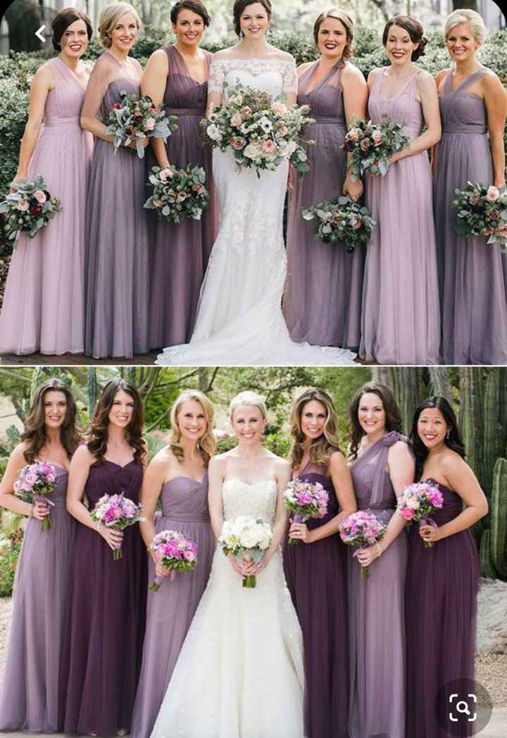 Vestidos iguales o al gusto de cada una. - 1