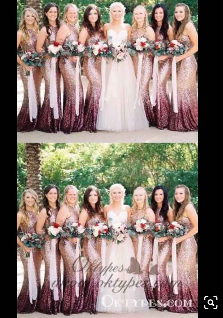 Vestidos iguales o al gusto de cada una. - 2