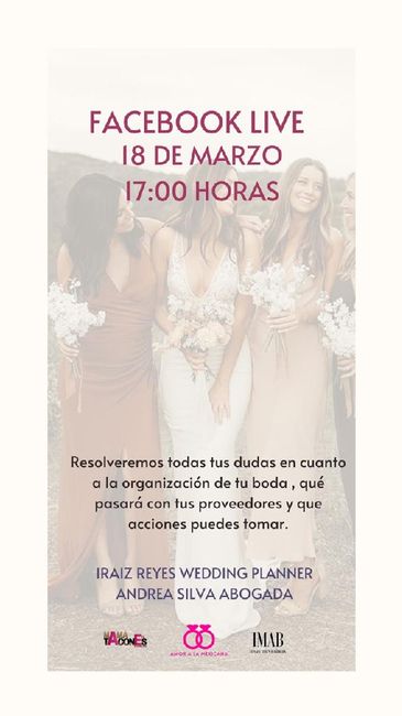 Boda en mayo, Coronavirus 1