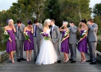 boda en morado