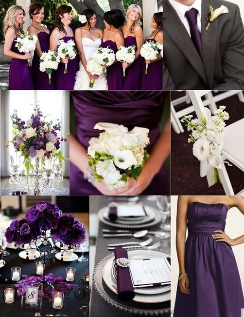 boda en morado