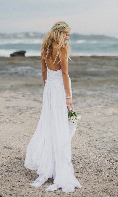 vestidos boda playa