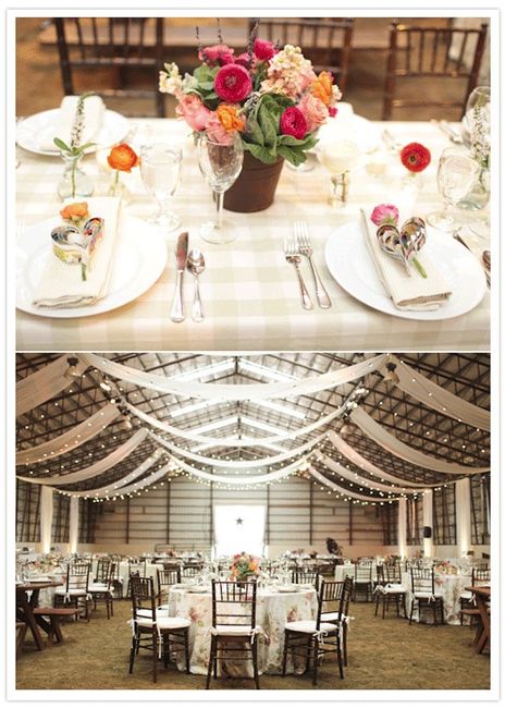 decoración recepción boda