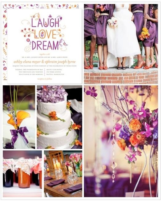boda en color morado :D