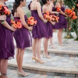 boda en color morado :D
