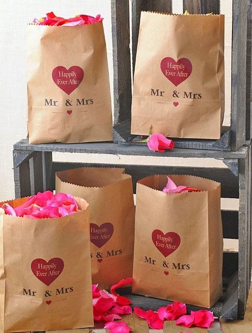 bolsas papel para petalos