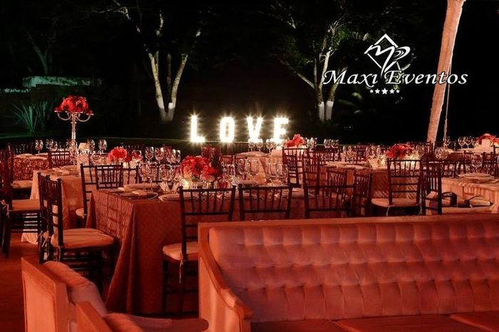 recepcion en rojo